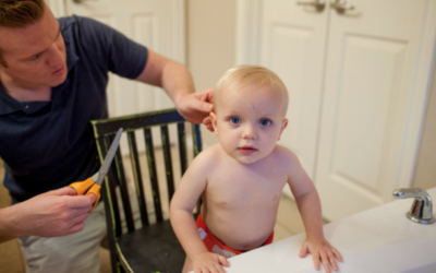 Logan’s First Haircut